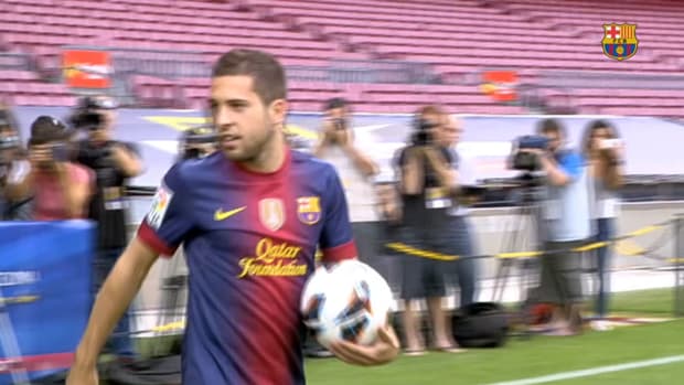 9 years since Jordi Alba presentation